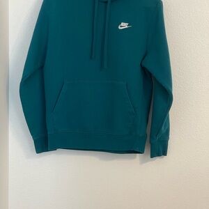 Nike Women's Teal Hoodie Sweater